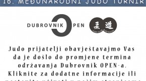 Novi termin Dubrovnik OPEN-a